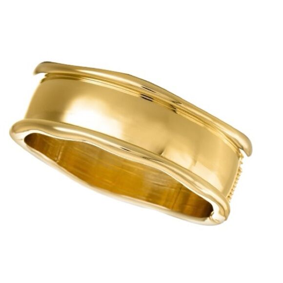 NWT Alfani Gold-Tone Sculptural Bangle Bracelet - Picture 1 of 4